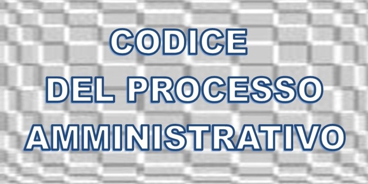 Codice del processo amministrativo